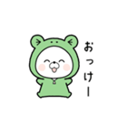 動く♪くまぽこ、梅雨から夏へ（個別スタンプ：11）