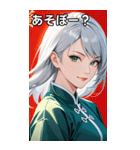 白銀の微笑拳（個別スタンプ：5）