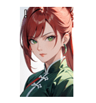 真紅の決意眼（個別スタンプ：14）