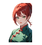 真紅の決意眼0（個別スタンプ：17）