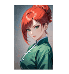 真紅の決意眼0（個別スタンプ：24）