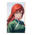 真紅の決意眼0（個別スタンプ：33）
