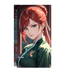 真紅の決意眼0（個別スタンプ：37）