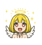 8192番目の天使 くりーむ（個別スタンプ：4）