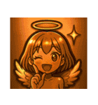 8192番目の天使 くりーむ（個別スタンプ：10）