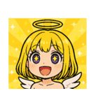 8192番目の天使 くりーむ（個別スタンプ：18）