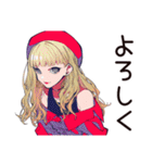 キュートなオンニの夏休み♡（個別スタンプ：9）