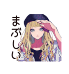 キュートなオンニの夏休み♡（個別スタンプ：11）