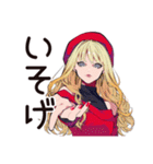 キュートなオンニの夏休み♡（個別スタンプ：18）