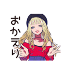 キュートなオンニの夏休み♡（個別スタンプ：22）