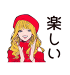 キュートなオンニの夏休み♡（個別スタンプ：25）