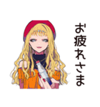 キュートなオンニの夏休み♡（個別スタンプ：28）