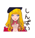 キュートなオンニの夏休み♡（個別スタンプ：35）