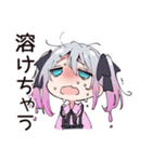 暑くて溶けそうな地雷ちゃん♡夏（個別スタンプ：1）