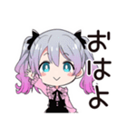 暑くて溶けそうな地雷ちゃん♡夏（個別スタンプ：2）