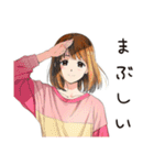 ふつうの女の子の夏★毎日使える（個別スタンプ：29）