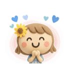 ずっと使える♡3D夏ミルクティ（個別スタンプ：8）