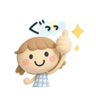ずっと使える♡3D夏ミルクティ（個別スタンプ：28）