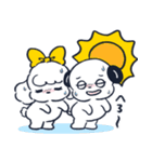 いぬづかさんともこみちゃん(夏)（個別スタンプ：9）