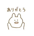 なんともいえない表情。うさぎ3♡（個別スタンプ：2）