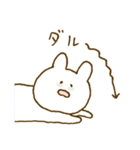 なんともいえない表情。うさぎ3♡（個別スタンプ：29）