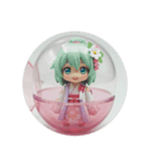 シニヨン精霊みなみちゃんカプセルトイ（個別スタンプ：1）