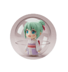 シニヨン精霊みなみちゃんカプセルトイ（個別スタンプ：4）