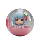 シニヨン精霊みなみちゃんカプセルトイ（個別スタンプ：5）