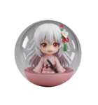 白い精霊みなみちゃん第2弾（個別スタンプ：6）
