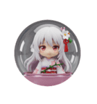 白い精霊みなみちゃん第2弾（個別スタンプ：7）