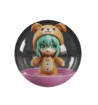 スペシャル精霊みなみちゃんカプセルトイ（個別スタンプ：3）