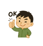 毎日使える！元気な男の子スタンプ（個別スタンプ：3）