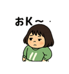 拗ね顔女子スタンプ（個別スタンプ：5）