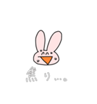 オープンカーとうさぎ（個別スタンプ：3）