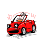 オープンカーとうさぎ（個別スタンプ：6）