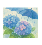 夏を感じる水彩画シリーズ（個別スタンプ：4）