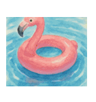 夏を感じる水彩画シリーズ（個別スタンプ：5）