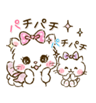 ネコリボン 7（日常挨拶・思いやり）（個別スタンプ：35）
