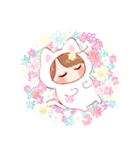 きぐるみちゃん♡ほぼ文字なし（個別スタンプ：19）