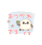 ゆるっとふんわり★夏の絶対シマエナガ（個別スタンプ：19）
