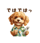 夏の日常！アロハ☆トイプードル（個別スタンプ：31）