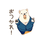 しろくま先輩社員★完璧な定時退社（個別スタンプ：2）