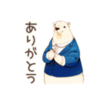 しろくま先輩社員★完璧な定時退社（個別スタンプ：3）