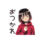 省エネモード★ダウナー女子（個別スタンプ：3）