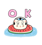 仙台弁こけし 夏編6（個別スタンプ：3）