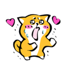 ふでしば【好き、ハート、推し】柴犬（個別スタンプ：1）