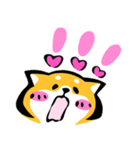 ふでしば【好き、ハート、推し】柴犬（個別スタンプ：13）