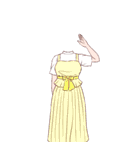 ❤️着せ替え⭐コーデ11♪夏（個別スタンプ：15）