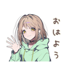 怒りアピ★ゆるパーカーちゃん（個別スタンプ：2）