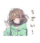 怒りアピ★ゆるパーカーちゃん（個別スタンプ：7）